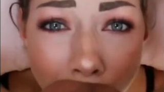 Facial Deepthroat Blowjob GIF
