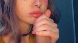 Deepthroat Blowjob Amateur GIF