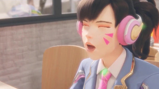 ИИ 3D: шлюшку из Overwatch жёстко трахают в горячем порно