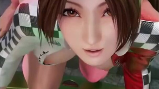 Май Ширануи в 3D AI: жадно сосёт и скачет на гигантском хуе!