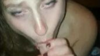 Deepthroat Cum Blowjob GIF